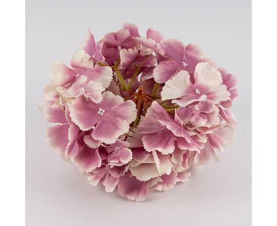 Головка гортензии, кремово-лиловая, 20 см, изображение 3 ᐒ купить на  ❤ Like7km.com.ua