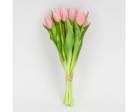 Букет латексных тюльпанов, 7 бутонов, розовый, 31 см, изображение 4 ᐒ купить на  ❤ Like7km.com.ua
