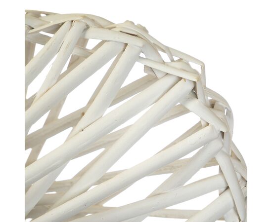 Декор из лозы "Плетёное сердце" 43*35 см, изображение 2 ᐒ купить на  ❤ Like7km.com.ua