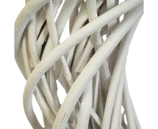 Венок подвесной из лозы "Объёмное сердце" 35*35 см, изображение 2 ᐒ купить на  ❤ Like7km.com.ua