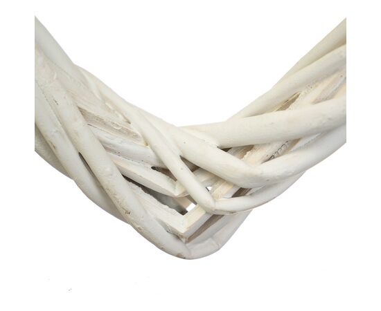 Венок подвесной из лозы "Изящное сердце" 25*24 см, изображение 2 ᐒ купить на  ❤ Like7km.com.ua