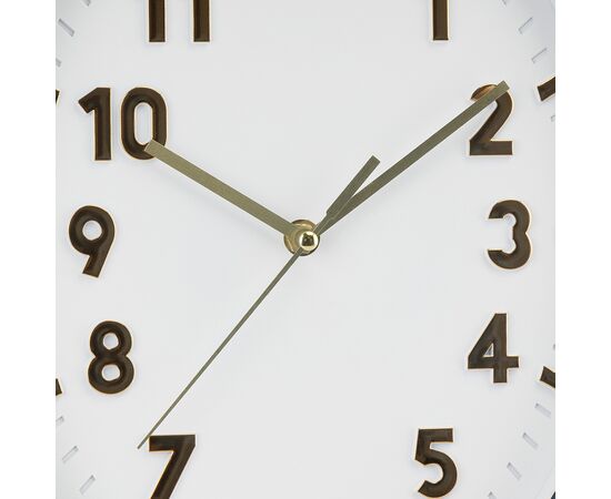 Часы "Тиксин", бело-золотые, 32*24 см, изображение 2 ᐒ купить на  ❤ Like7km.com.ua