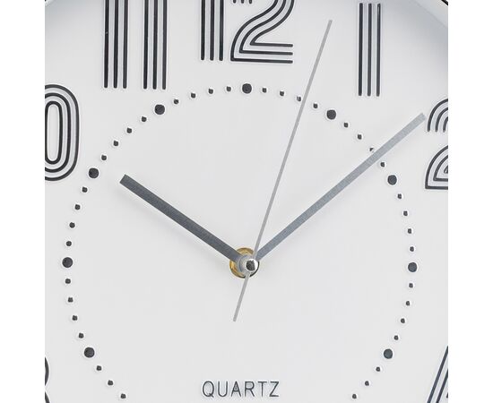 Часы "Минимас", бело-серебристые, 30 см, изображение 2 ᐒ купить на  ❤ Like7km.com.ua