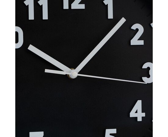 Часы "Ночное пение", черно-серые, 30 см, изображение 2 ᐒ купить на  ❤ Like7km.com.ua