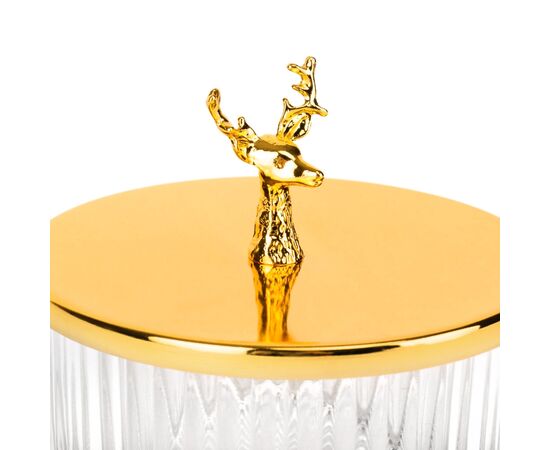 Емкость для хранения "Золотой олень", 9 см, изображение 2 ᐒ купить на  ❤ Like7km.com.ua