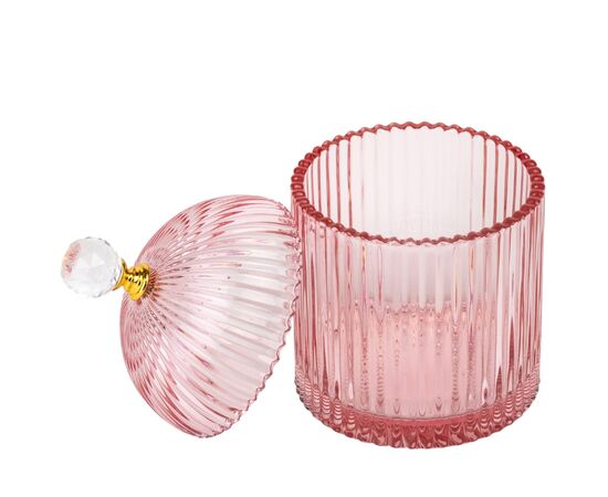 Емкость для хранения "Топаз", розовая, 16 см, изображение 3 ᐒ купить на  ❤ Like7km.com.ua