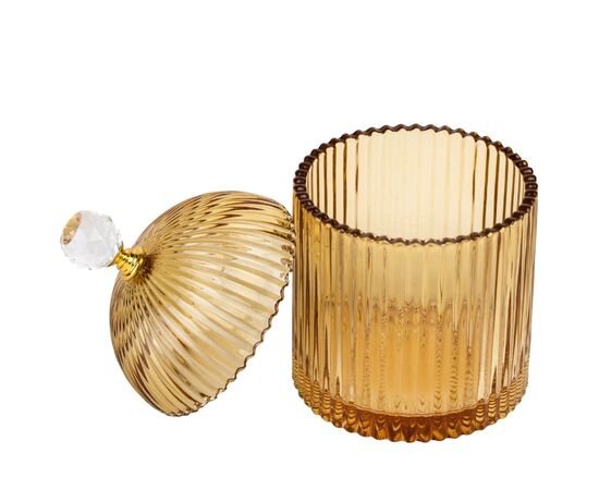 Емкость для хранения "Топаз", золотая, 16 см, изображение 3 ᐒ купить на  ❤ Like7km.com.ua
