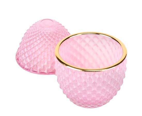 Емкость для хранения "Фаберже", розовая, 12 см, изображение 2 ᐒ купить на  ❤ Like7km.com.ua