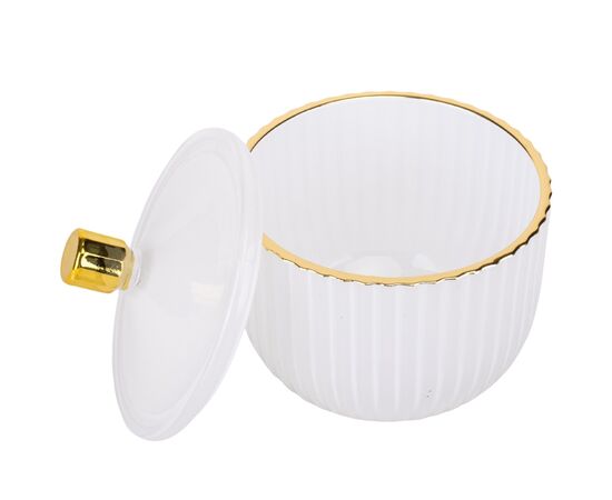 Емкость для хранения "Коффа", белая, 13 см, изображение 3 ᐒ купить на  ❤ Like7km.com.ua