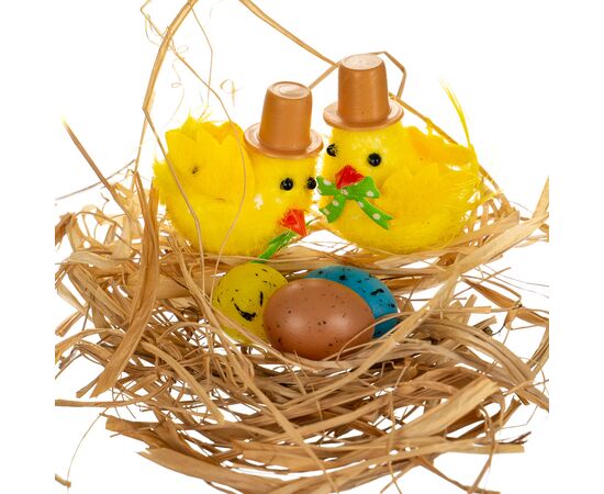 Декор Гнездо с цыплятами, изображение 2 ᐒ купить на  ❤ Like7km.com.ua