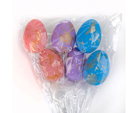 Пасхальные яйца на палочках "Палитра", 6 шт, изображение 2 ᐒ купить на  ❤ Like7km.com.ua