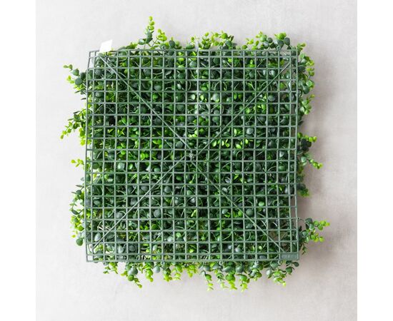 Фитомодуль искусственный "Самшит и папоротник", 50*50 cм, изображение 5 ᐒ купить на  ❤ Like7km.com.ua