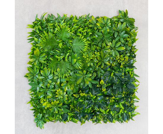 Фитомодуль искусственный "Тропический микс", 50*50 cм, изображение 2 ᐒ купить на  ❤ Like7km.com.ua