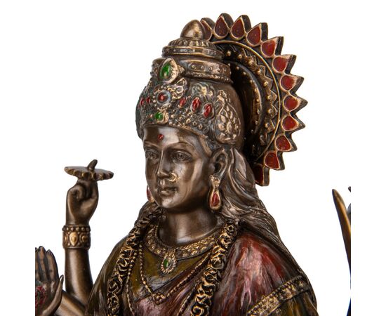 Статуэтка "Богиня Дурга на льве", 27 см VERONESE, изображение 6 ᐒ купить на  ❤ Like7km.com.ua