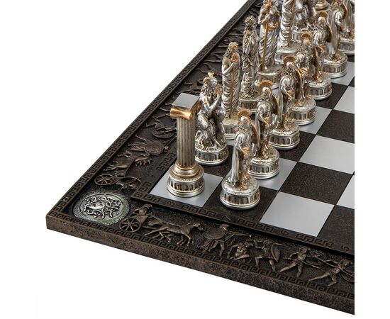 Набор шахмат "Греция", черная доска, 43,3 * 43,3 см  VERONESE, изображение 2 ᐒ купить на  ❤ Like7km.com.ua