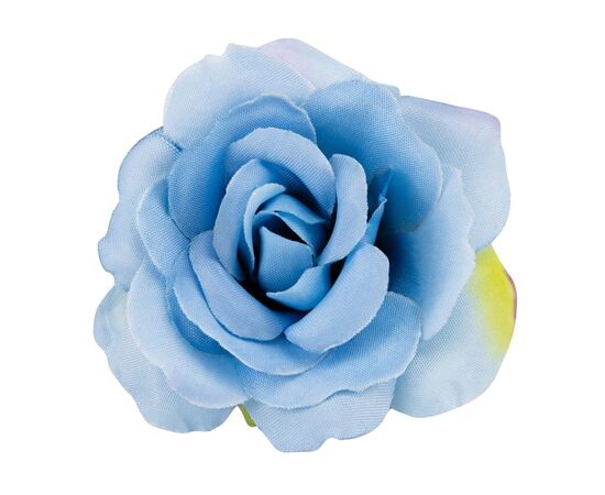 Головка розы, голубая, 5 см, изображение 3 ᐒ купить на  ❤ Like7km.com.ua