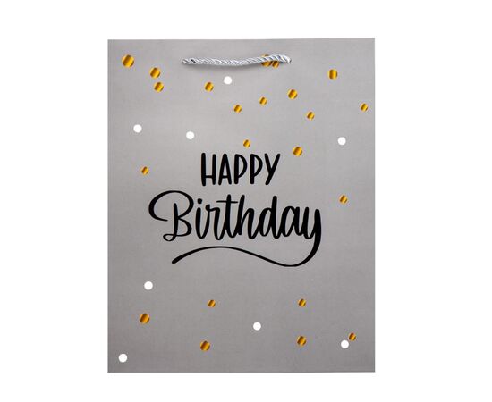 Подарочный пакет "С Днем Рождения", 26*32 см, изображение 2 ᐒ купить на  ❤ Like7km.com.ua