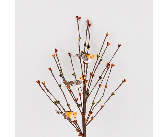 Пасхальная декоративная веточка "Птички", 50 см, изображение 2 ᐒ купить на  ❤ Like7km.com.ua