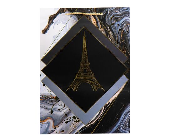 Подарочный пакет "Париж", 30*41,5 см, изображение 2 ᐒ купить на  ❤ Like7km.com.ua