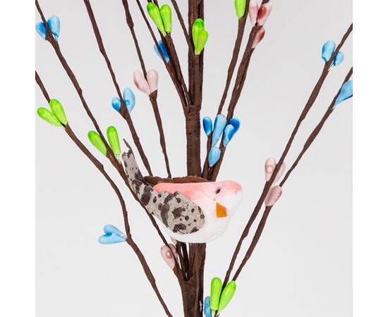 Пасхальная декоративная веточка "Птички", 50 см, изображение 3 ᐒ купить на  ❤ Like7km.com.ua