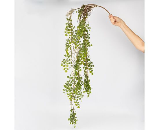 Искусственная свисающая ветка "Ивовые паруса", зеленая, 120 см, изображение 2 ᐒ купить на  ❤ Like7km.com.ua