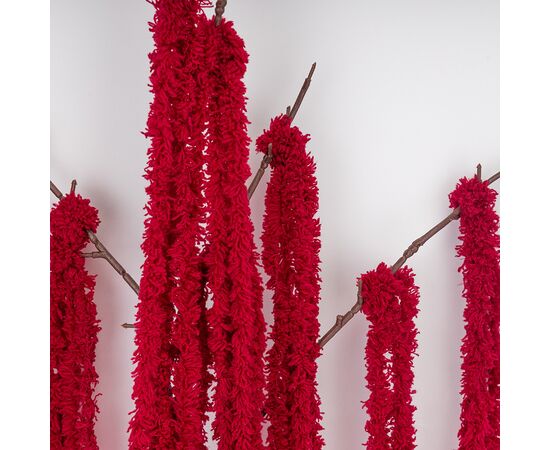 Искусственная свисающая ветка "Амарант", бордовая, 120 см, изображение 3 ᐒ купить на  ❤ Like7km.com.ua