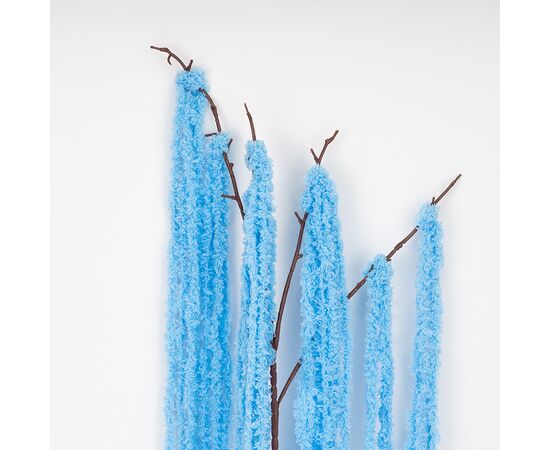 Искусственная свисающая ветка "Амарант", голубая, 120 см, изображение 2 ᐒ купить на  ❤ Like7km.com.ua