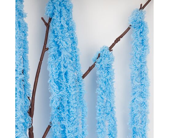 Искусственная свисающая ветка "Амарант", голубая, 120 см, изображение 3 ᐒ купить на  ❤ Like7km.com.ua