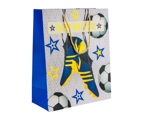 Подарочный пакет "Спортивный дух", 26*32 см * Рандомный выбор дизайна, изображение 3 ᐒ купить на  ❤ Like7km.com.ua