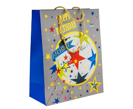 Подарочный пакет "Спортивный дух", 26*32 см * Рандомный выбор дизайна, изображение 4 ᐒ купить на  ❤ Like7km.com.ua