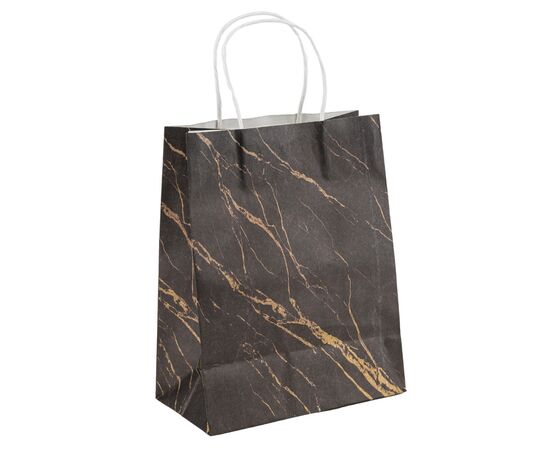 Подарочный пакет "Мрамор", 18*23 см * Рандомный выбор дизайна, изображение 3 ᐒ купить на  ❤ Like7km.com.ua