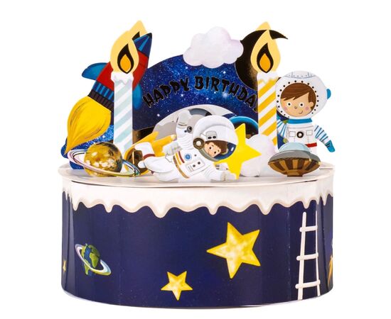 Серия объемных открыток "Праздничный тортик", 4 вида, изображение 4 ᐒ купить на  ❤ Like7km.com.ua