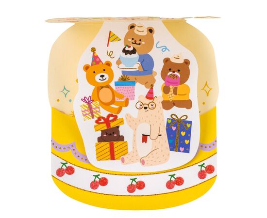 Серия открыток "Торт ко Дню Рождения", 4 вида, изображение 3 ᐒ купить на  ❤ Like7km.com.ua