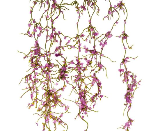 Гирлянда из искусственной зелени, темно-розовая, 120 см, изображение 2 ᐒ купить на  ❤ Like7km.com.ua