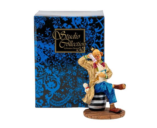 Статуэтка "Клоун с поросенком" (14 см) VERONESE, изображение 2 ᐒ купить на  ❤ Like7km.com.ua