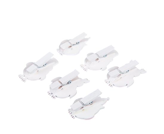 Комплект  прищепок "Совы", 6 шт, изображение 2 ᐒ купить на  ❤ Like7km.com.ua