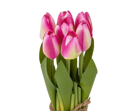 Букет тюльпанов 19 см, розовый, изображение 2 ᐒ купить на  ❤ Like7km.com.ua