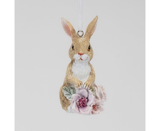 Подвесная статуэтка "Кролик в цветах", 8 см, изображение 2 ᐒ купить на  ❤ Like7km.com.ua