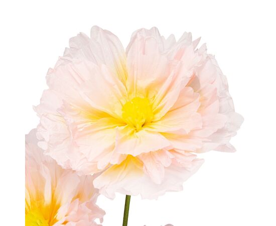 Большие ростовые декоративные цветы на стойке, бело-желтые, 165 см, изображение 3 ᐒ купить на  ❤ Like7km.com.ua