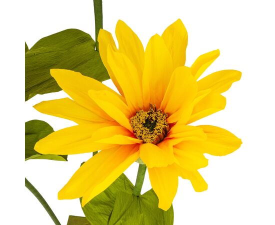 Большие ростовые декоративные цветы на стойке, желтые, 155 см, изображение 3 ᐒ купить на  ❤ Like7km.com.ua