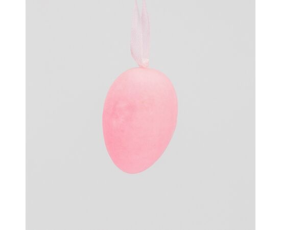 Набор из 6 подвесных флоковых крашанок, розовый, 6 см, изображение 3 ᐒ купить на  ❤ Like7km.com.ua