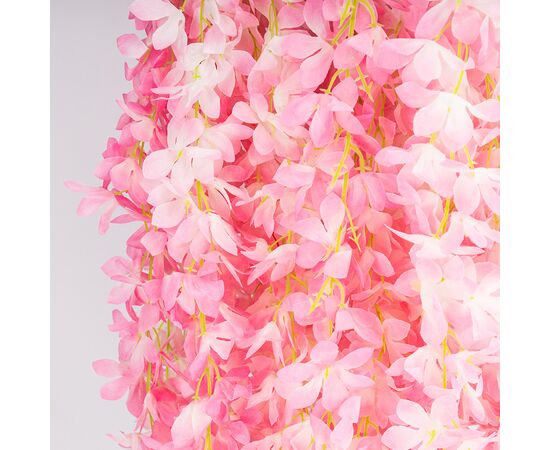 Набор из 12 свисающих веток "Глициния розовая", 103 см, изображение 4 ᐒ купить на  ❤ Like7km.com.ua