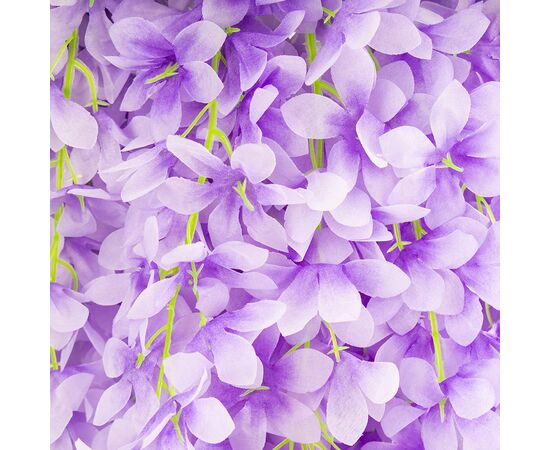 Набор из 12 свисающих веток "Глициния сиреневая", 103 см, изображение 4 ᐒ купить на  ❤ Like7km.com.ua