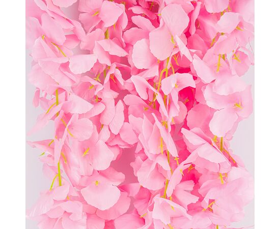 Искусственная свисающая ветвь "Глициния", розовая, 165 см, изображение 3 ᐒ купить на  ❤ Like7km.com.ua