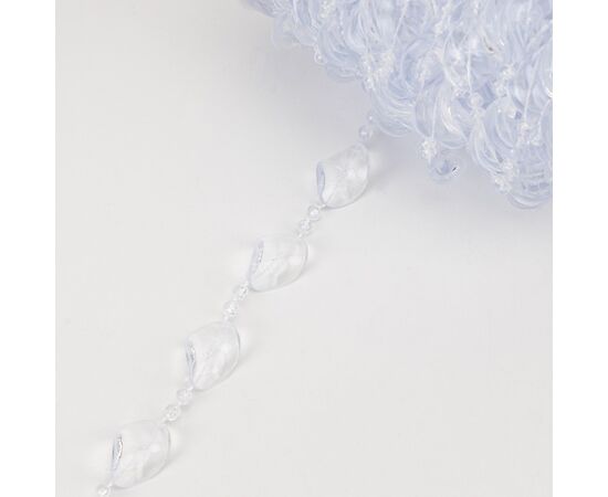 Гирлянда из кристаллов, прозрачная, 15 м, изображение 5 ᐒ купить на  ❤ Like7km.com.ua