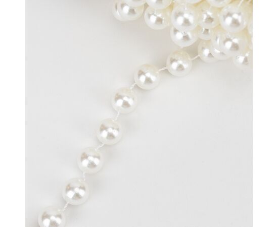 Гирлянда из бусин, кремовая, 15 м, изображение 5 ᐒ купить на  ❤ Like7km.com.ua