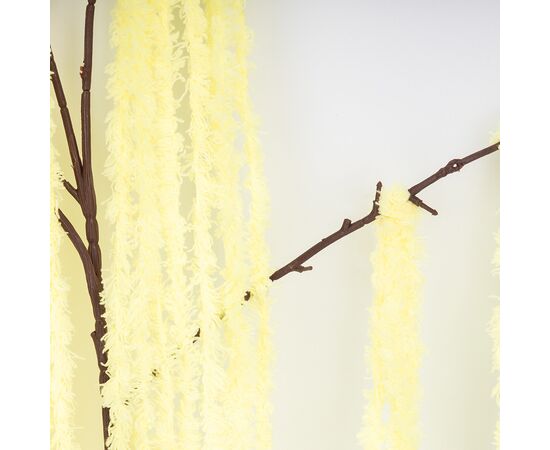 Искусственная свисающая ветка "Амарант", кремовая, 120 см, изображение 3 ᐒ купить на  ❤ Like7km.com.ua