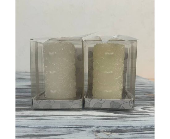 Свадебная свеча (8 см) (цвет желтый, белый), изображение 2 ᐒ купить на  ❤ Like7km.com.ua