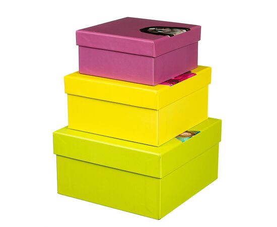 Набор коробок "Веселая компания" 3 шт, изображение 5 ᐒ купить на  ❤ Like7km.com.ua