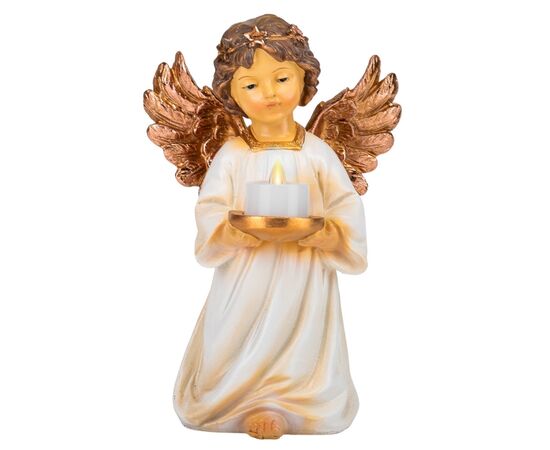 Статуэтка с подсветкой "Ангел со свечой", 23,5 см * Рандомный выбор дизайна, изображение 2 ᐒ купить на  ❤ Like7km.com.ua
